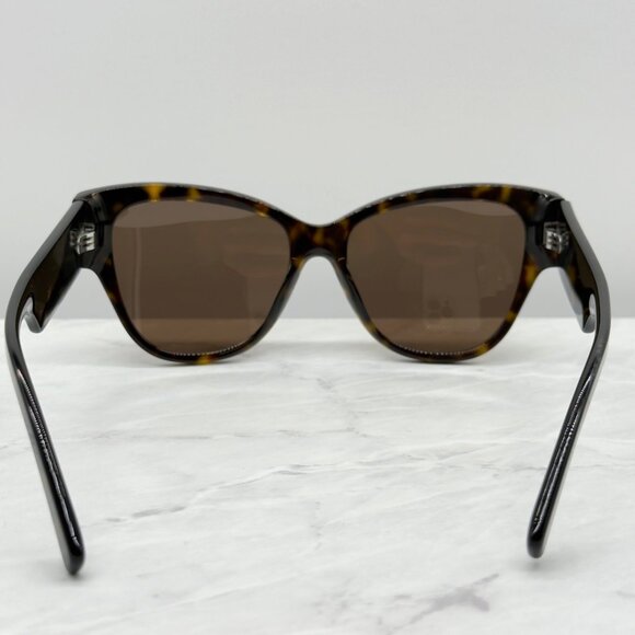 Dolce & Gabbana Womens Tortoise Shell Cat Eye Sunglasses With Case - Picture 5 of 10